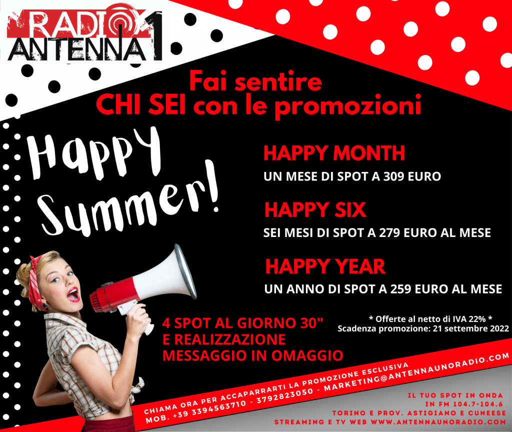 RA1- promo BLACK HAPPY SUMMER 2022 RA1- promo BLACK HAPPY SUMMER 2022